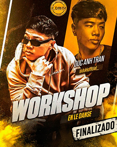 Workshop de Danza Urbana Fest con Duc Anh Tran en Le Danse.