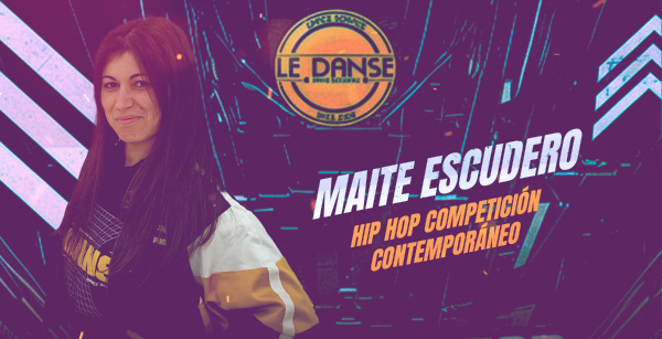 Cartel del nuevo curso 2025/2026 en la escuela de baile Le Danse Maite Escudero, ubicada en Viladecans, Barcelona